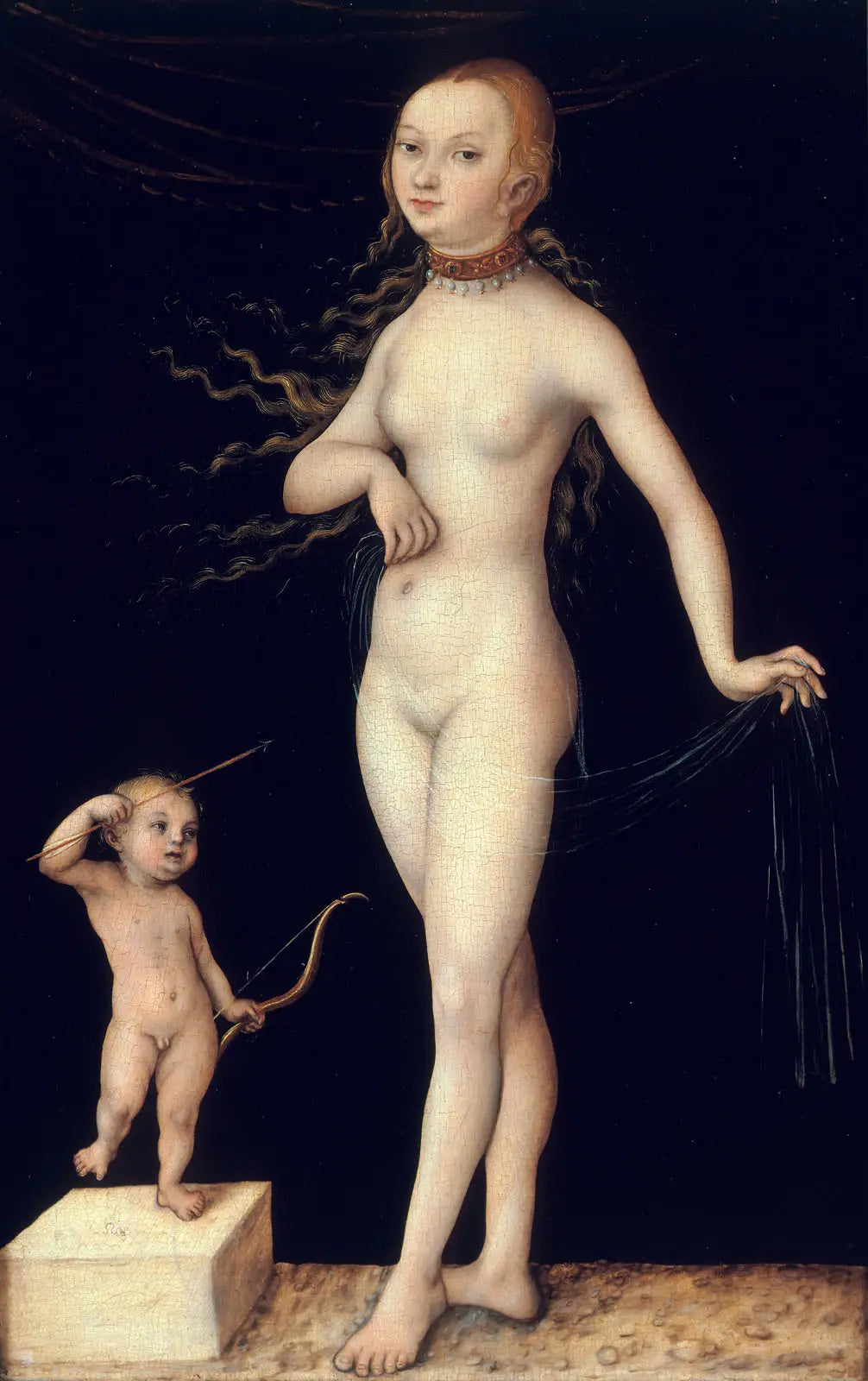 Vénus et Cupidon - Lucas Cranach the Elder - Alpha Reproduction