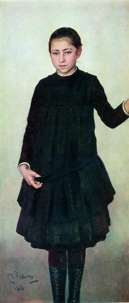 Portrait de V. I. Repina - Ilya Repin