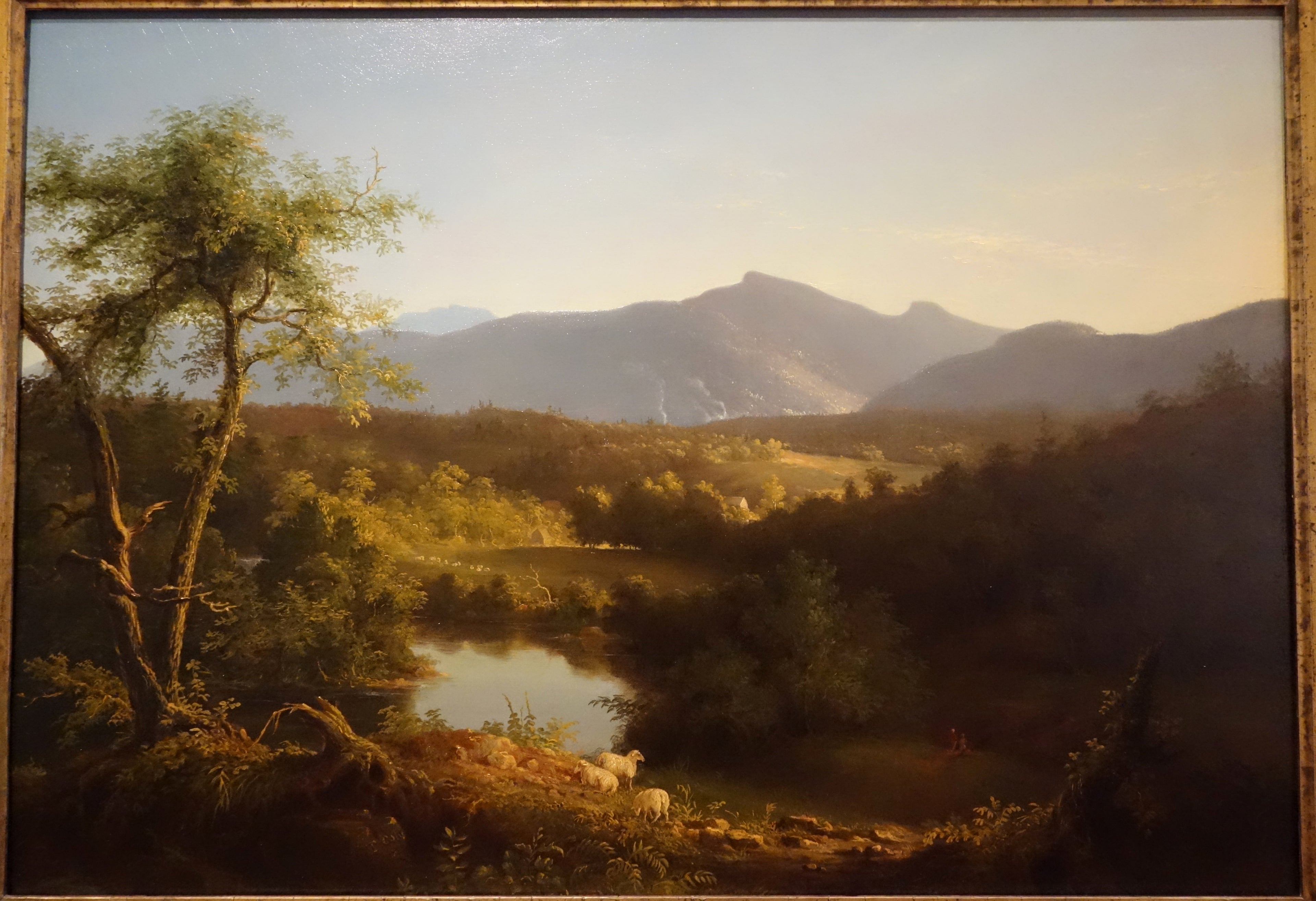 Vue près du village de Catskill - Thomas Cole