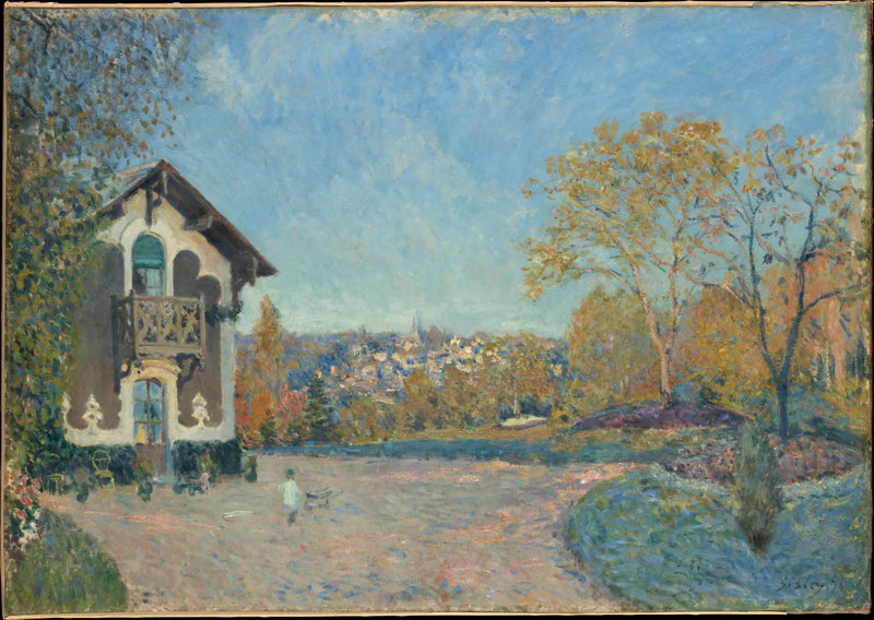 Utsikt over Marly-le-Roi fra Cœur-Volant - Alfred Sisley