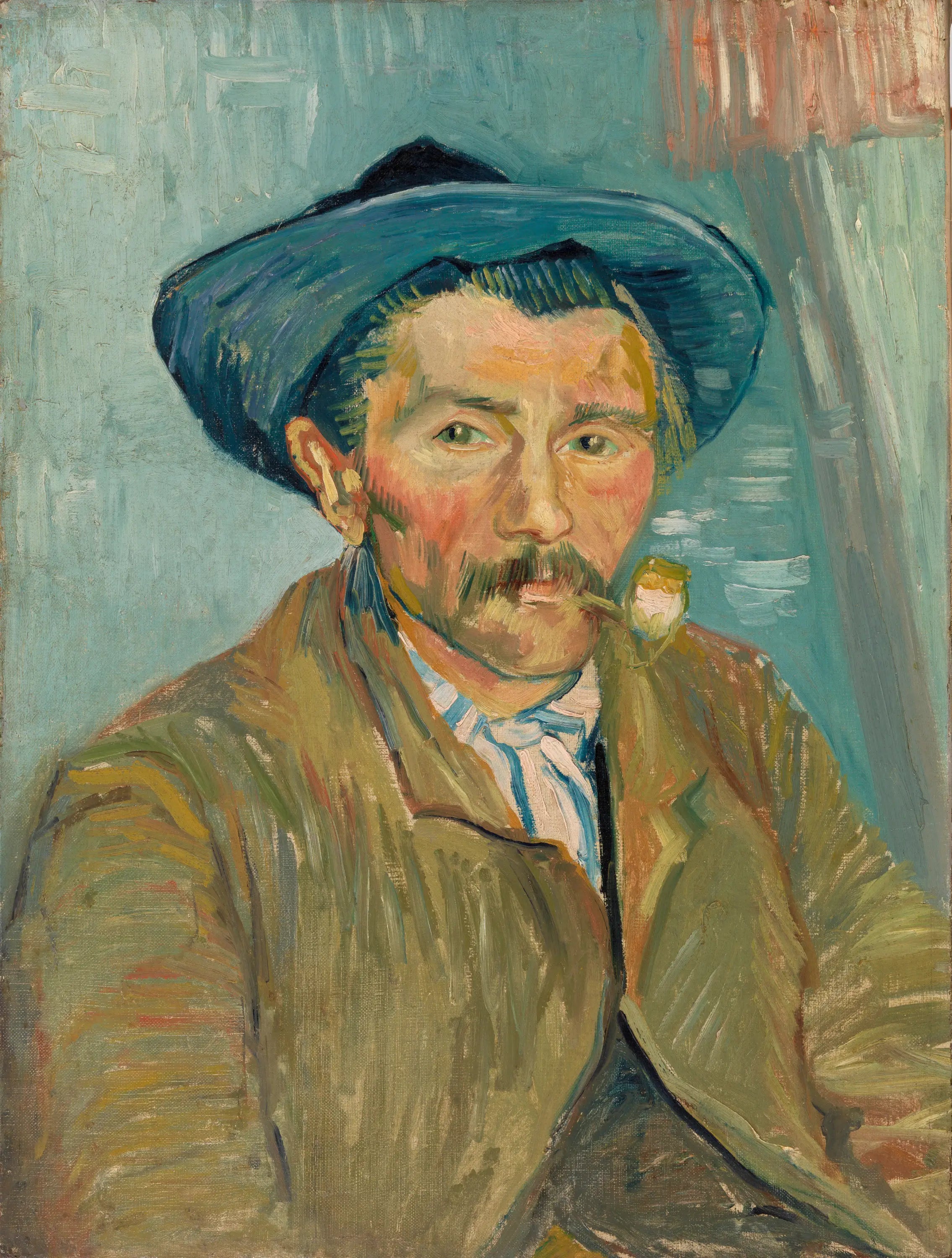 Reproduction du tableau « Le Fumeur - Vincent van Gogh » par Alpha Reproduction en peinture à l’huile