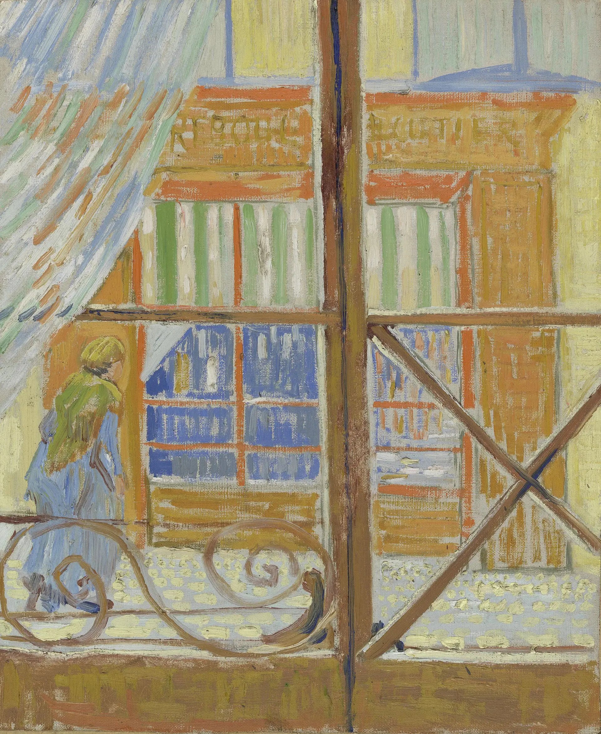 Reproduction du tableau « Vue d'une boucherie - Vincent van Gogh » par Alpha Reproduction en peinture à l’huile