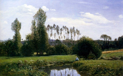 Utsikt over Rouelles – Claude Monet (ca. 1858–1859)