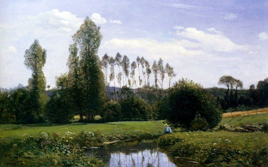 Utsikt over Rouelles – Claude Monet (ca. 1858–1859)