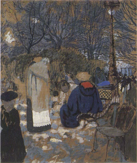 Les nourrices au square des Batignolles - Édouard Vuillard