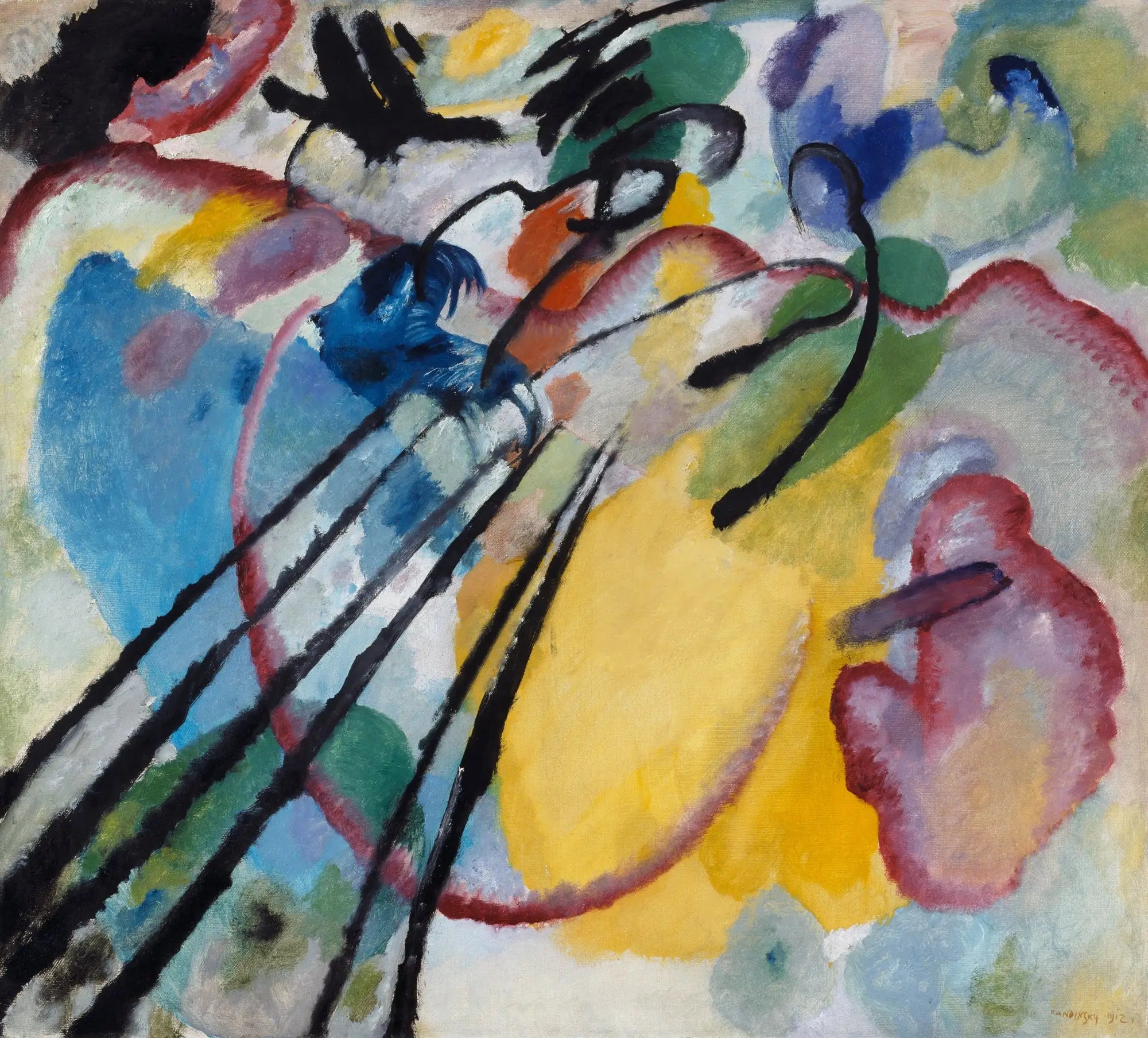 Reproduction du tableau « Improvisation 26 - Vassily Kandinsky » par Alpha Reproduction en peinture à l’huile