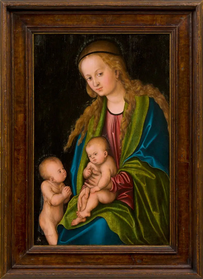 La Vierge à l’Enfant et le petit Jean - Lucas Cranach the Elder - Alpha Reproduction