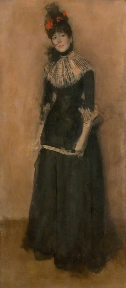 Reproduction du tableau « Rose et argent : La jolie mutine - James Abbott McNeill Whistler » par Alpha Reproduction en peinture à l’huile