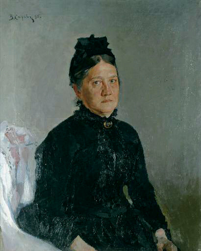 Épouse du directeur de la manufacture de Kostroma - Valentin Serov