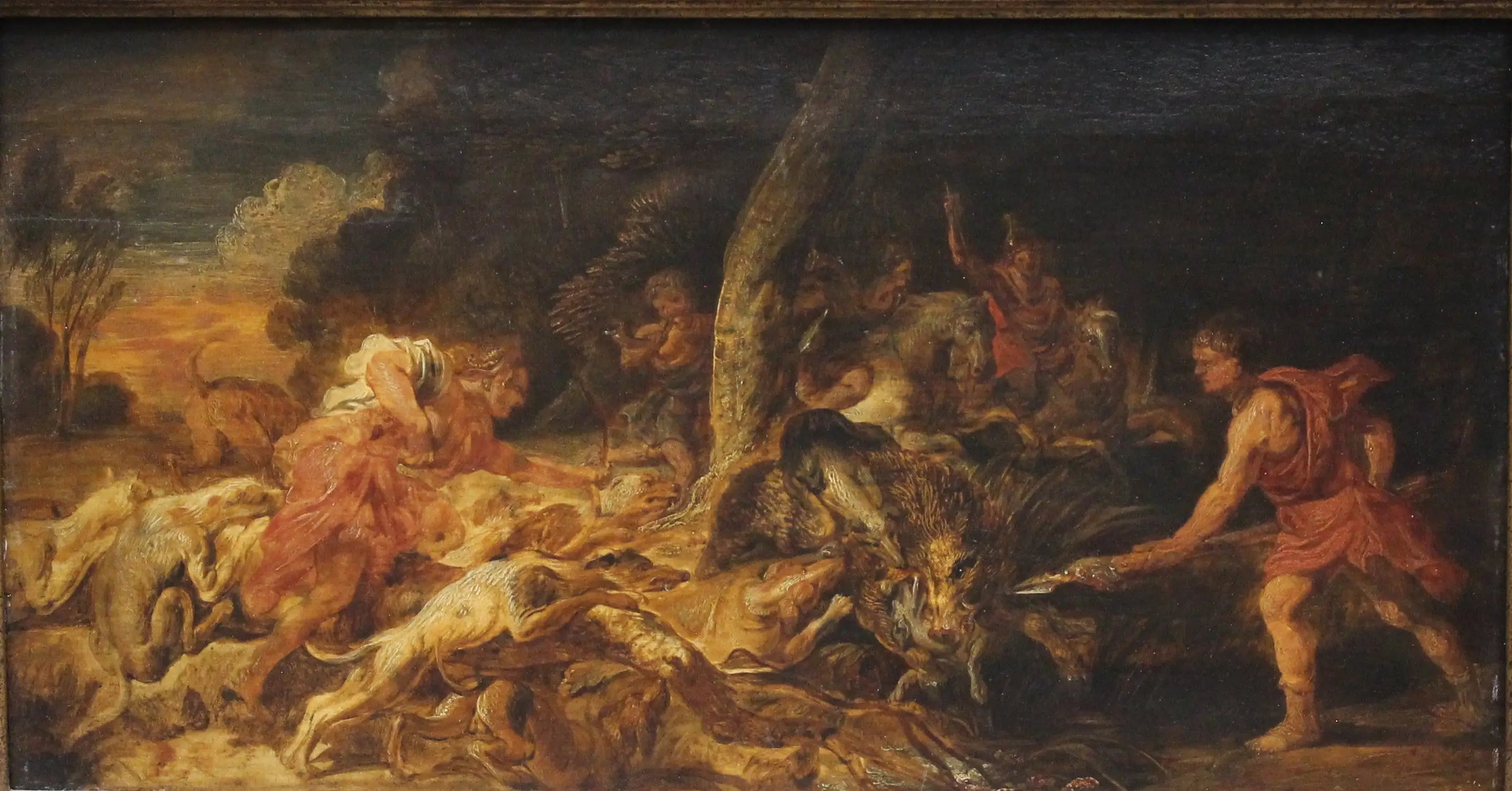 La Chasse au sanglier de Calédonie - Peter Paul Rubens - Alpha Reproduction
