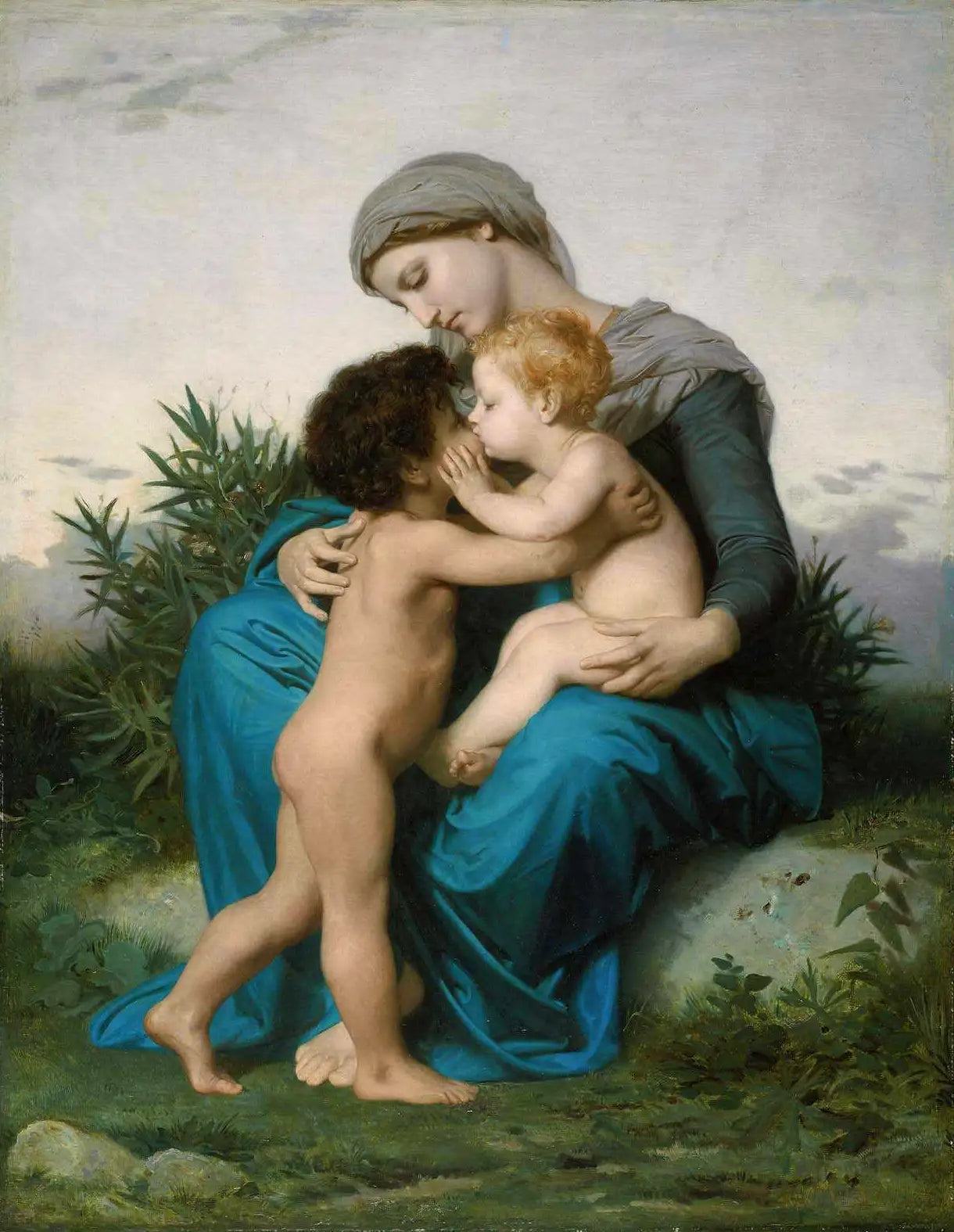 Amour fraternel - Bouguereau - Alpha Reproduction