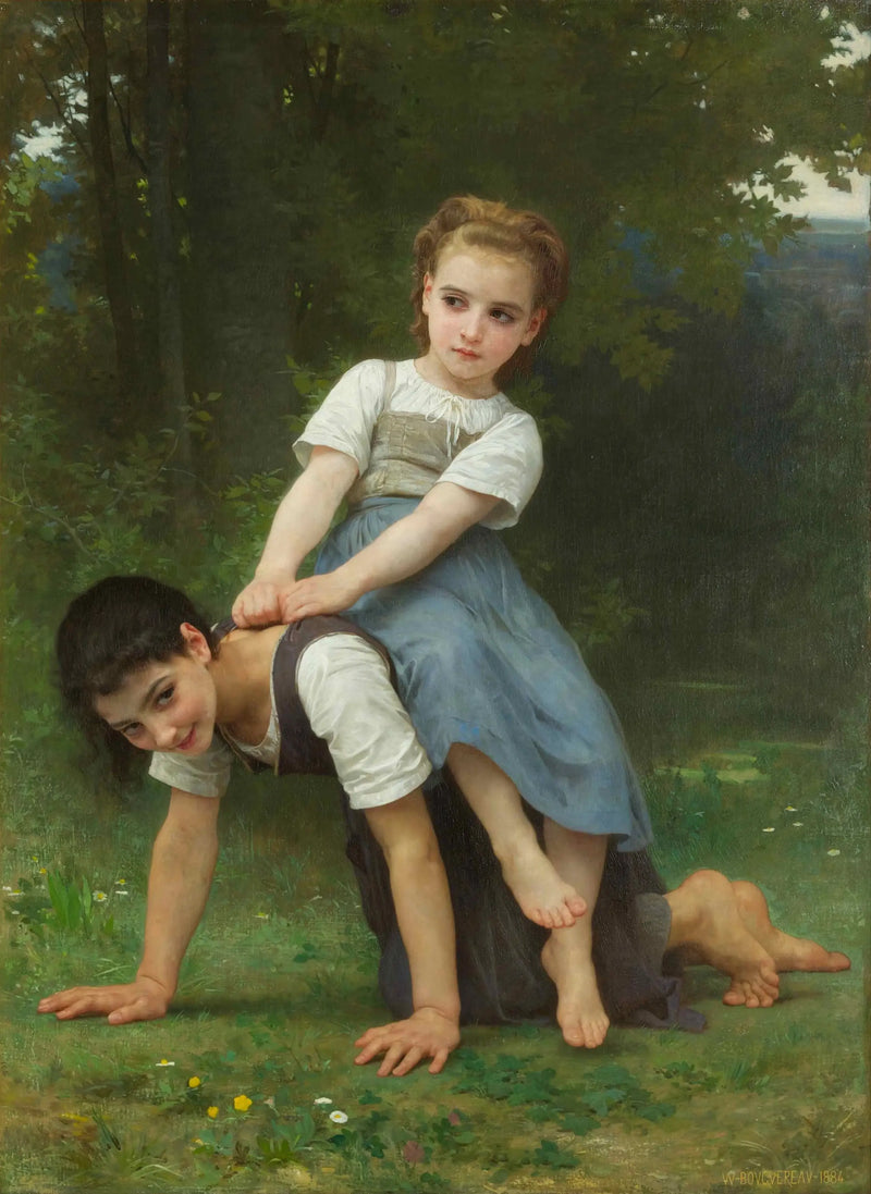 La bourrique - Bouguereau