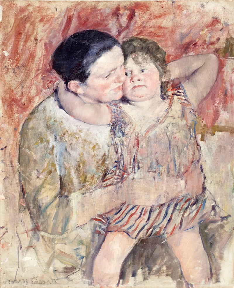 Kvinne og barn - Mary Cassatt