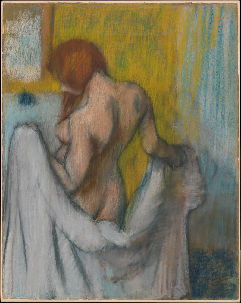 Kvinne med et håndkle - Edgar Degas