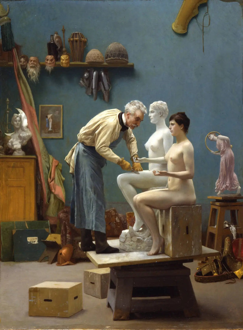 Kunstneren skulptør Tanagra - Jean-Léon Gérôme