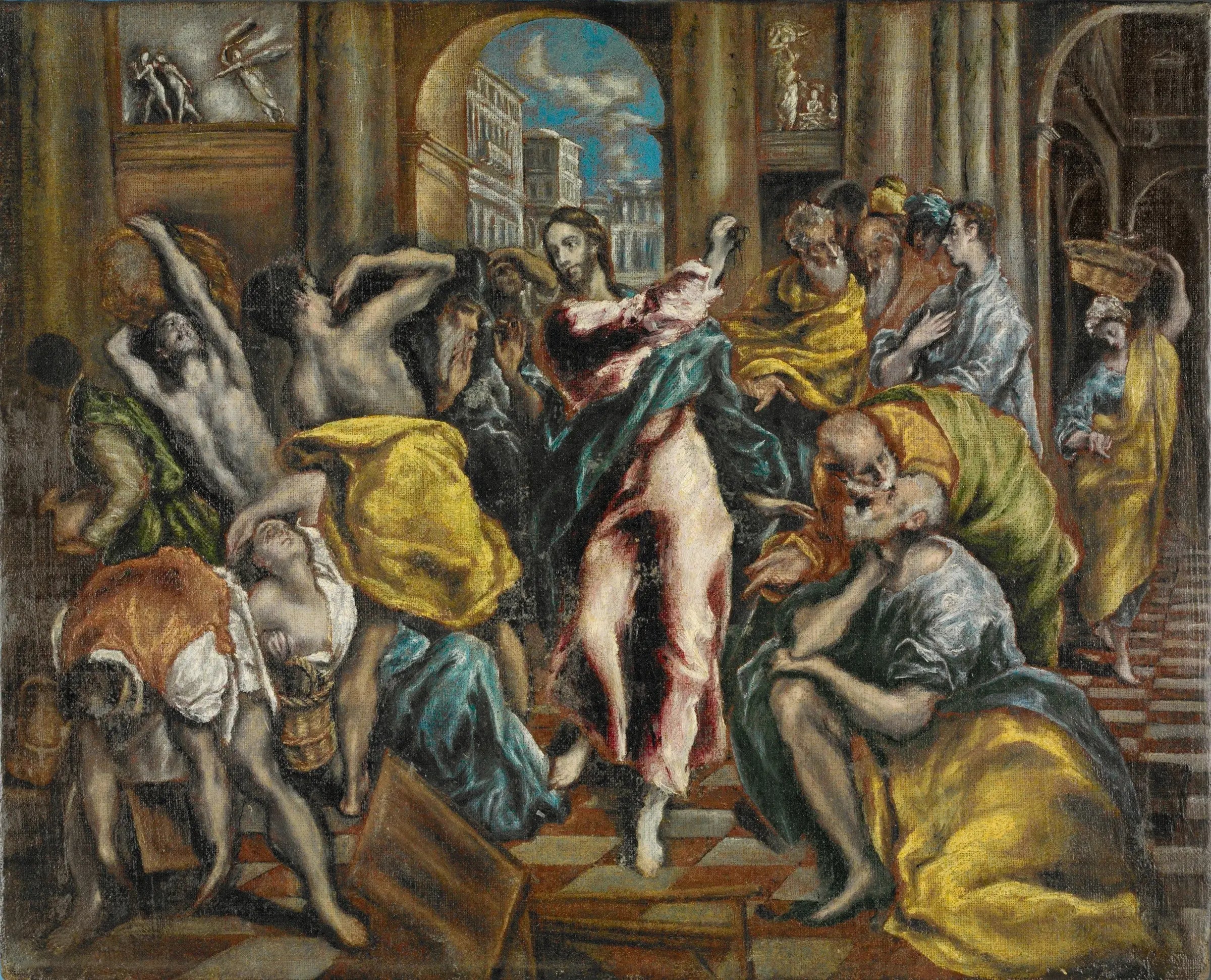 Le Christ chassant les changeurs du Temple - El Greco - Alpha Reproduction
