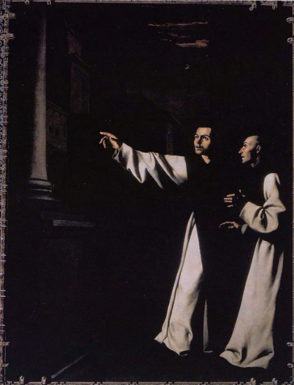 Vision prémonitoire du frère Pedro de Salamanque - Francisco de Zurbarán