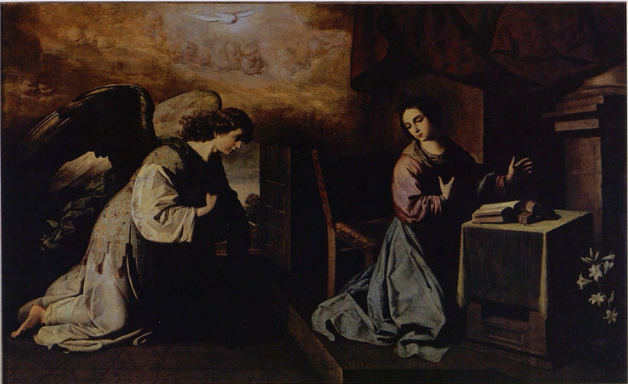 L'Annonciation - Francisco de Zurbarán