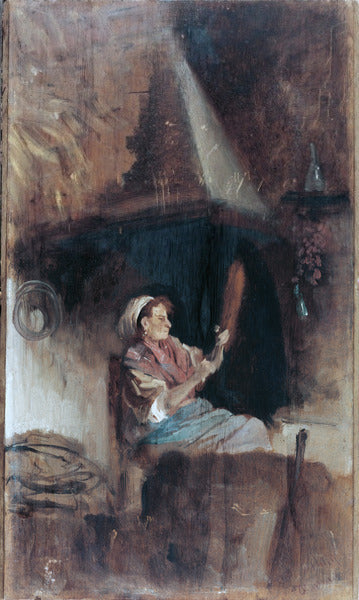 Ved siden av peisen - Giuseppe De Nittis