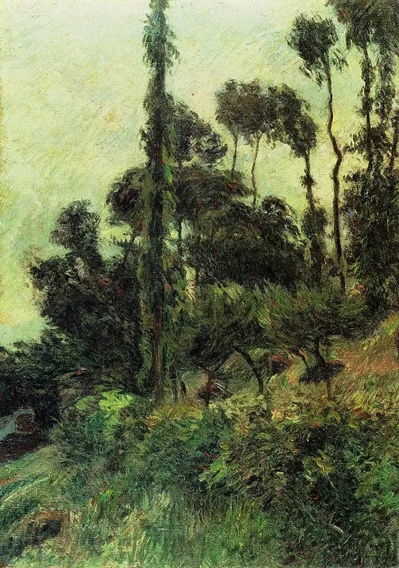 På skråningen - Paul Gauguin