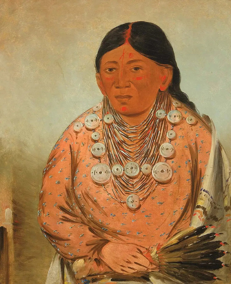 A'h-tee-wát-o-mee, en kvinne - George Catlin

Source:
A'h-tee-wát-o-mee, une femme - George Catlin