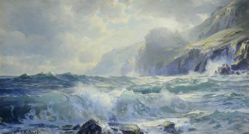 Ved Icart Point, Guernsey - William Trost Richards