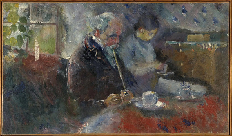 Ved kaffebordet - Edvard Munch