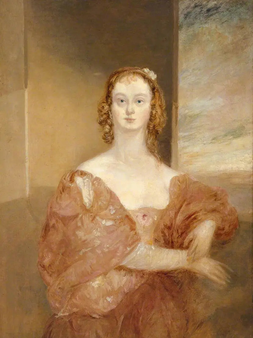 En dame i en Van Dyck-kostyme - J. M. W. Turner
