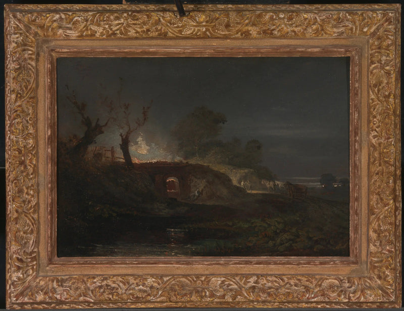 En kalkovn, muligens ved Briton Ferry i Sør-Wales - J. M. W. Turner