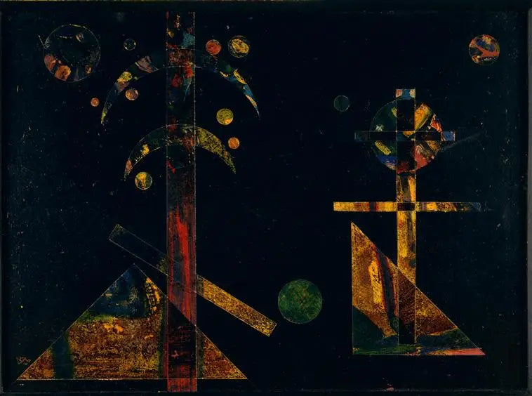 À Nina pour Noël - Vassily Kandinsky image 1 reproduction d’œuvre d’art à l’huile