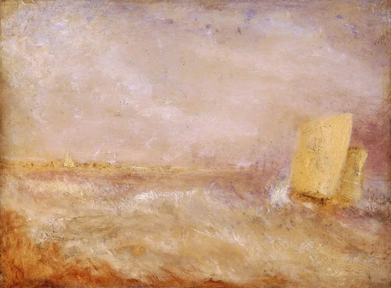 En seilbåt utenfor Deal - J. M. W. Turner