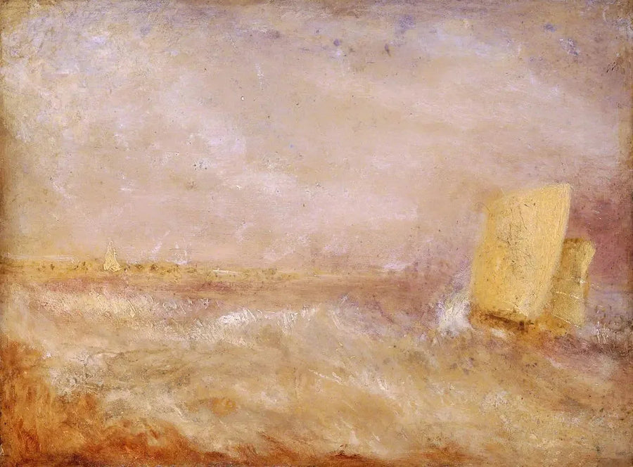 En seilbåt utenfor Deal - J. M. W. Turner