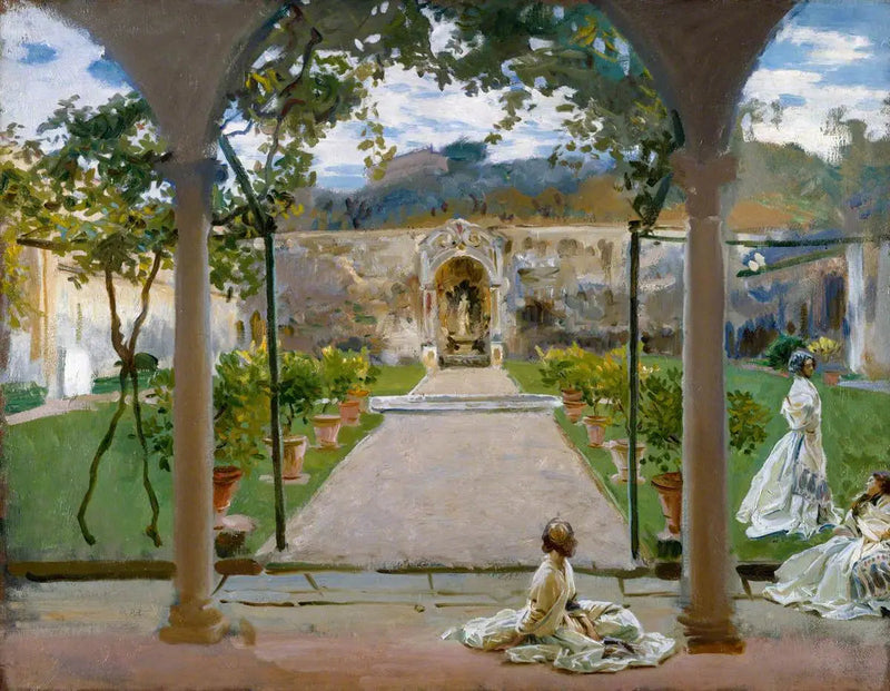 I Torre Galli: Damer i en hage - John Singer Sargent