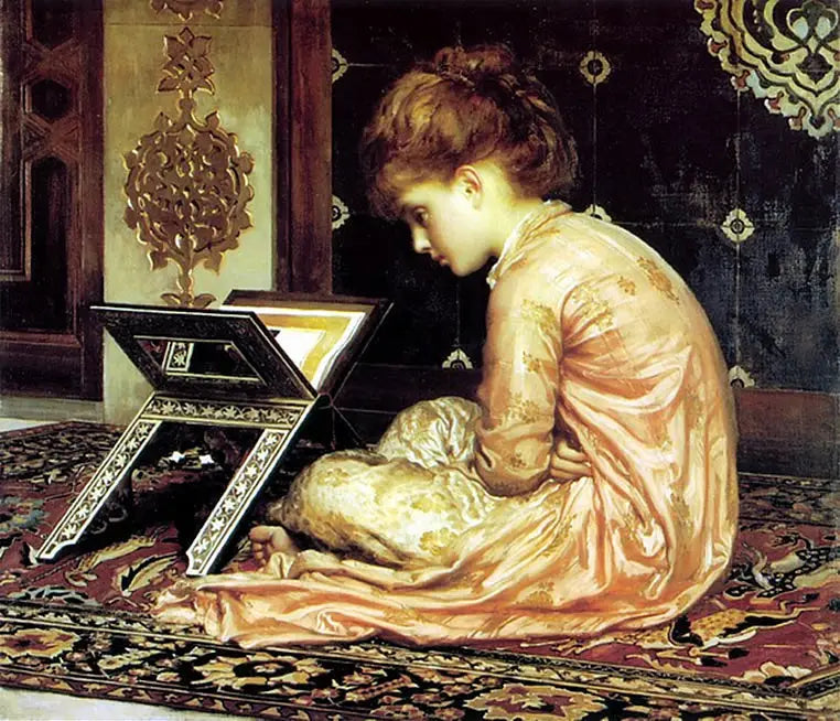 Ved et lesebord - Frederic Leighton

Source:
À un pupitre de lecture - Frederic Leighton