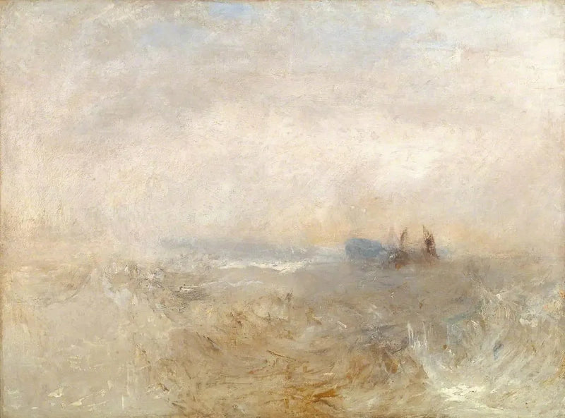 Et vrak, med fiskebåter - J. M. W. Turner