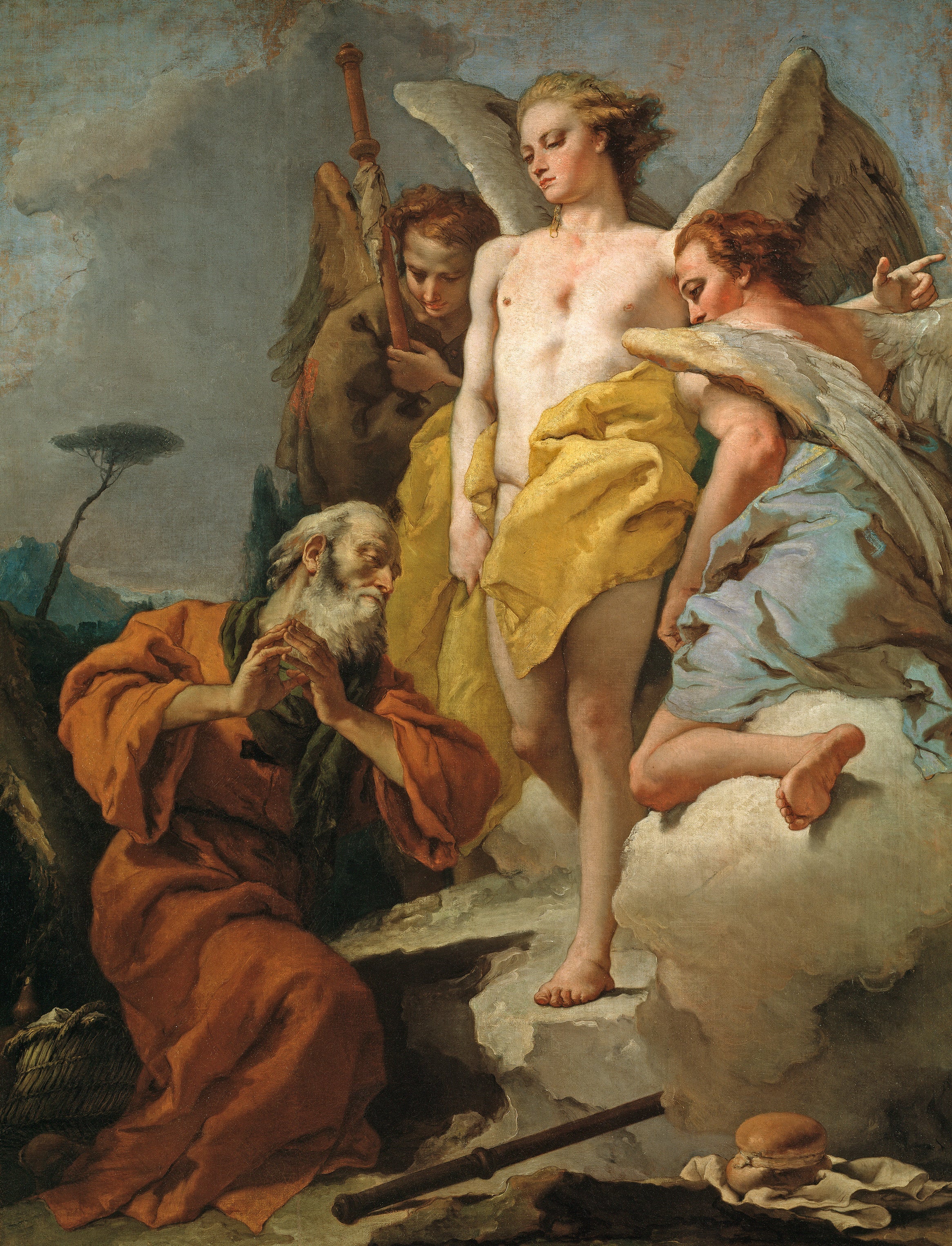 Abraham og de tre engler - Giovanni Battista Tiepolo