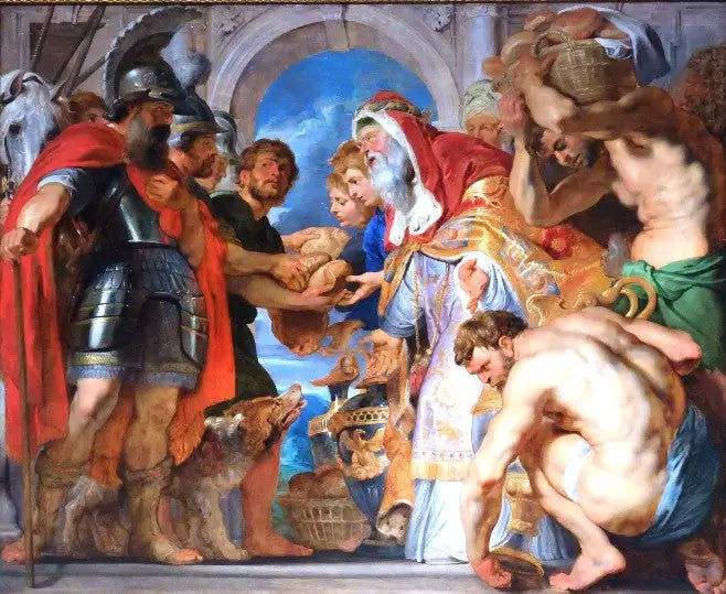 Abraham og Melkisedek - Peter Paul Rubens