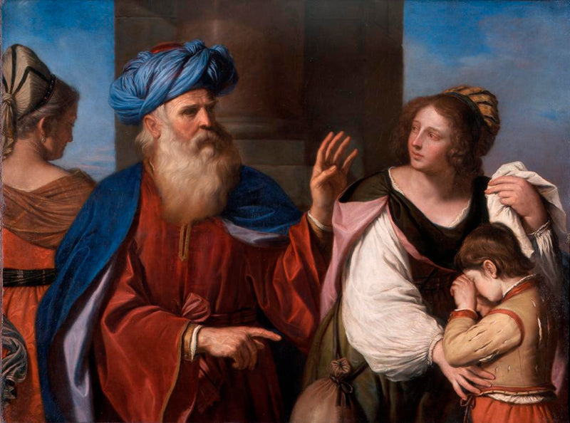 Abraham avviser Agar - Guercino