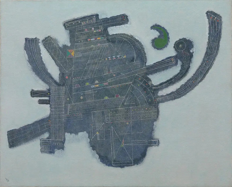 Grønn aksent - Vassily Kandinsky