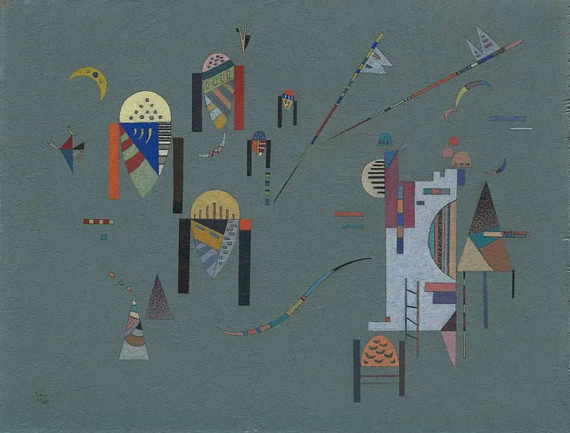 Vertikale aksenter - Vassily Kandinsky