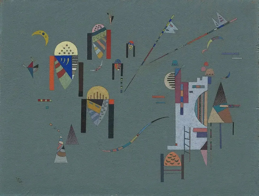 Vertikale aksenter - Vassily Kandinsky