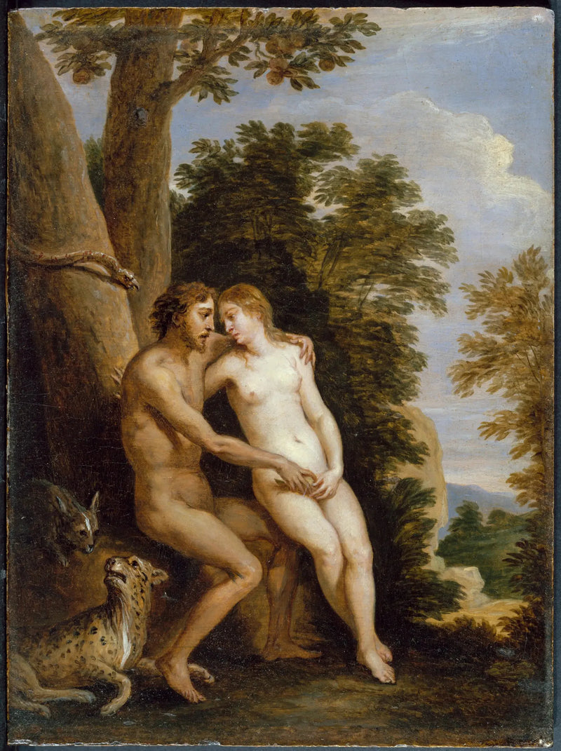 Adam og Eva i paradis - David Teniers den Yngre

Source:
Adam et Eve au paradis - David Teniers le Jeune