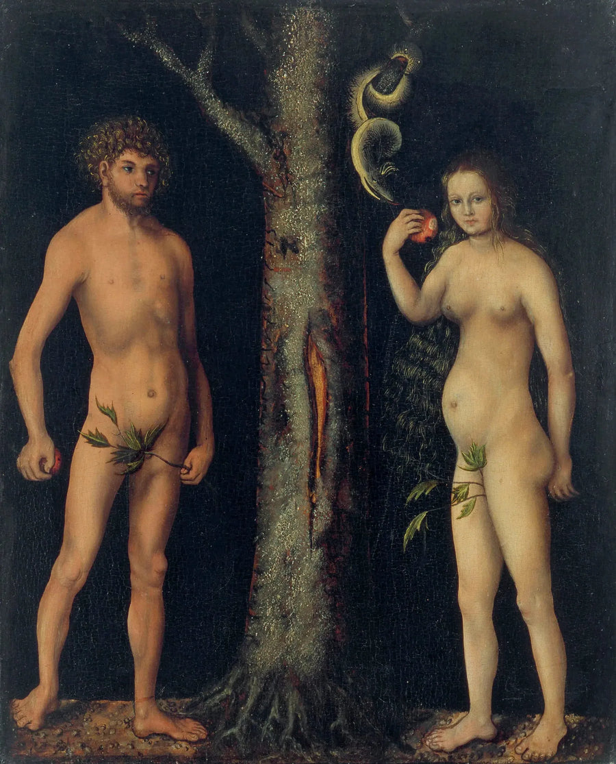 Adam og Eva - Lucas Cranach den eldre