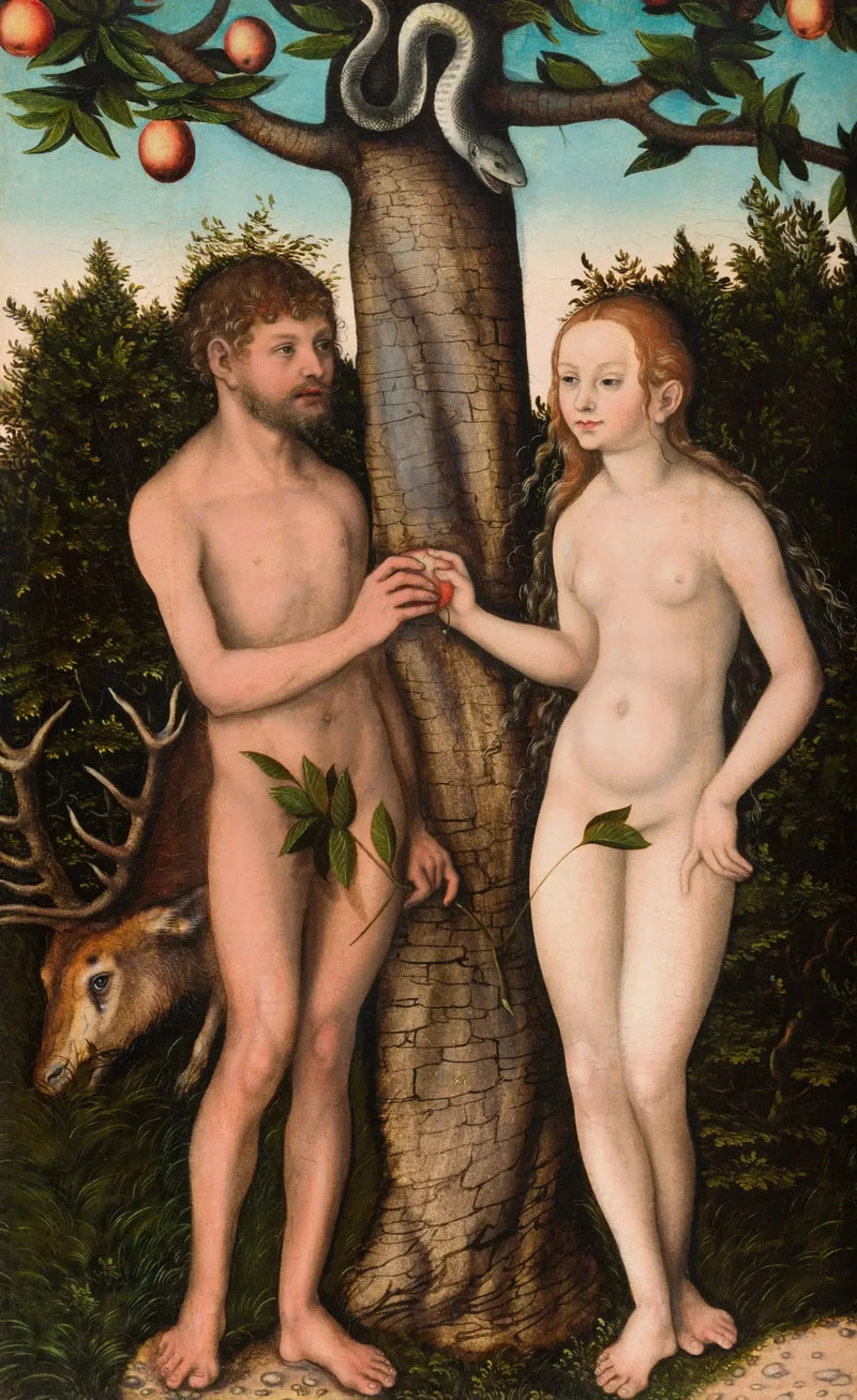 Adam og Eva - Lucas Cranach den eldre