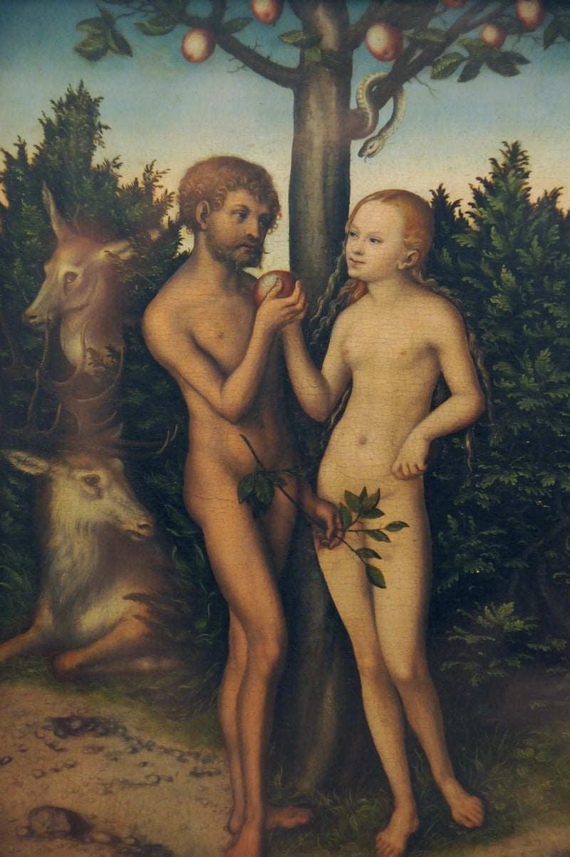 Adam og Eva - Lucas Cranach den eldre