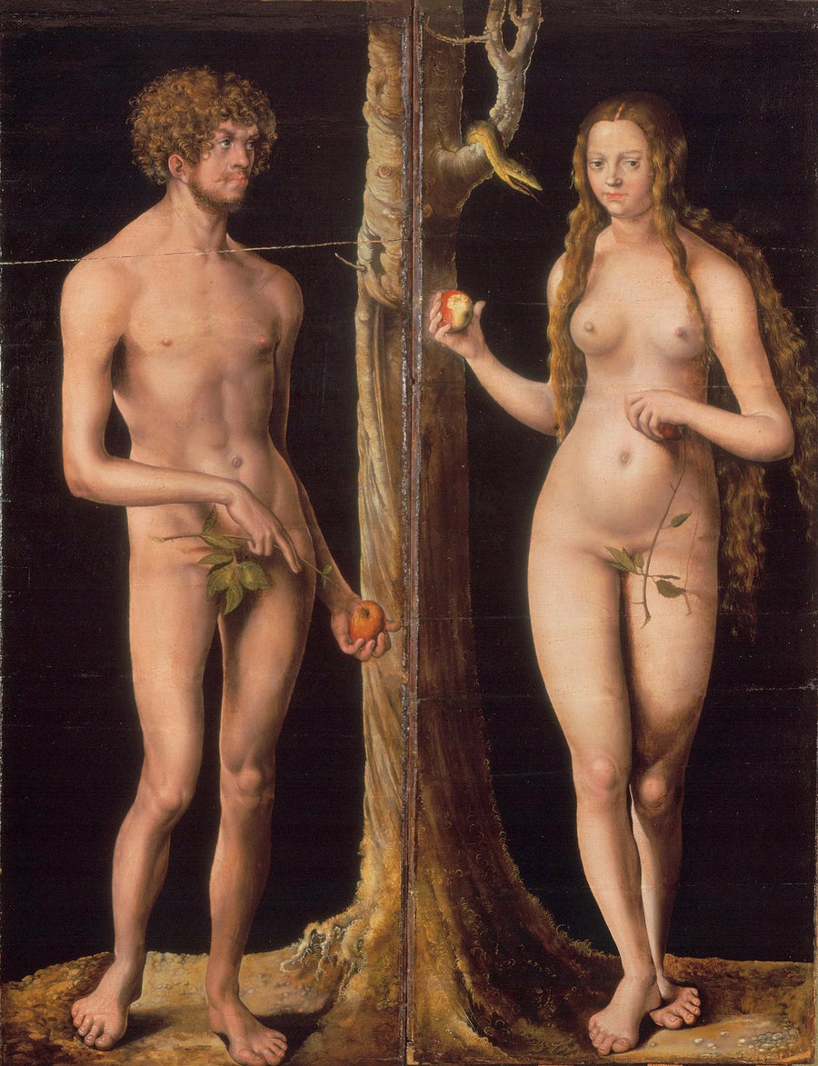 Adam og Eva - Lucas Cranach den eldre