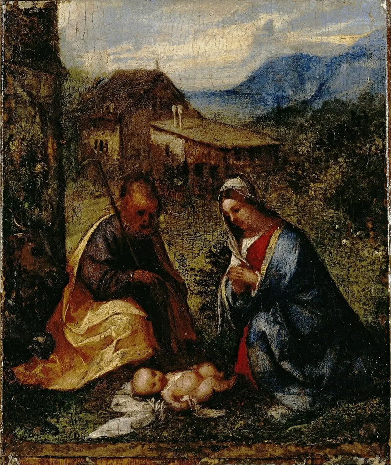 Barnets tilbedelse - Titian