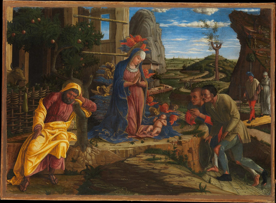 Adorasjon av hyrdene - Andrea Mantegna