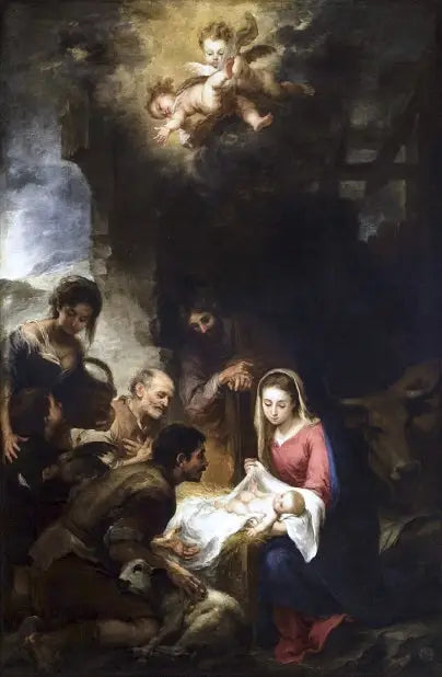 Tilbedelse av hyrdene - Bartolomé Esteban Murillo

Source:
Adoration des bergers - Bartolomé Esteban Murillo