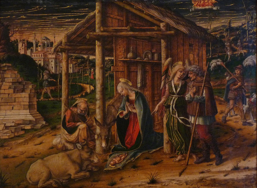 Adorasjon av hyrdene - Carlo Crivelli